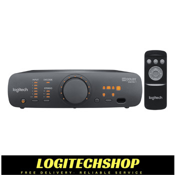 Logitech Z906 surround sound speaker with integrated controls Logitech Z906 surround sound speaker with integrated controls