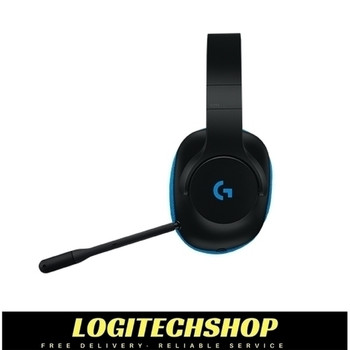 Logitech G233 with detachable microphone boom with micro pop filter Logitech G233 with detachable microphone boom with micro pop filter