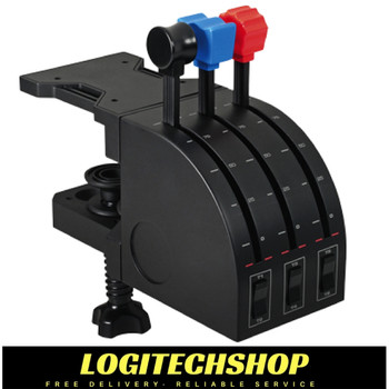 Logitech G PRO Flight Throttle Quadrant simulation Axis Levers Logitech G PRO Flight Throttle Quadrant simulation Axis Levers