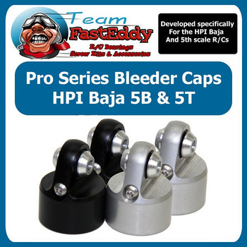 (2) Shock Bleeder Caps HPI Baja (Silver Only) (2) Shock Bleeder Caps HPI Baja (Silver Only)