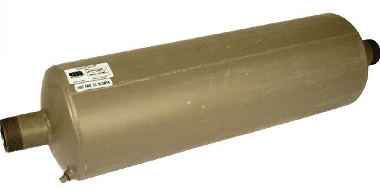 Noise Reducing Muffler for OilLess vacuum pumps 2 inch NPT Hamby