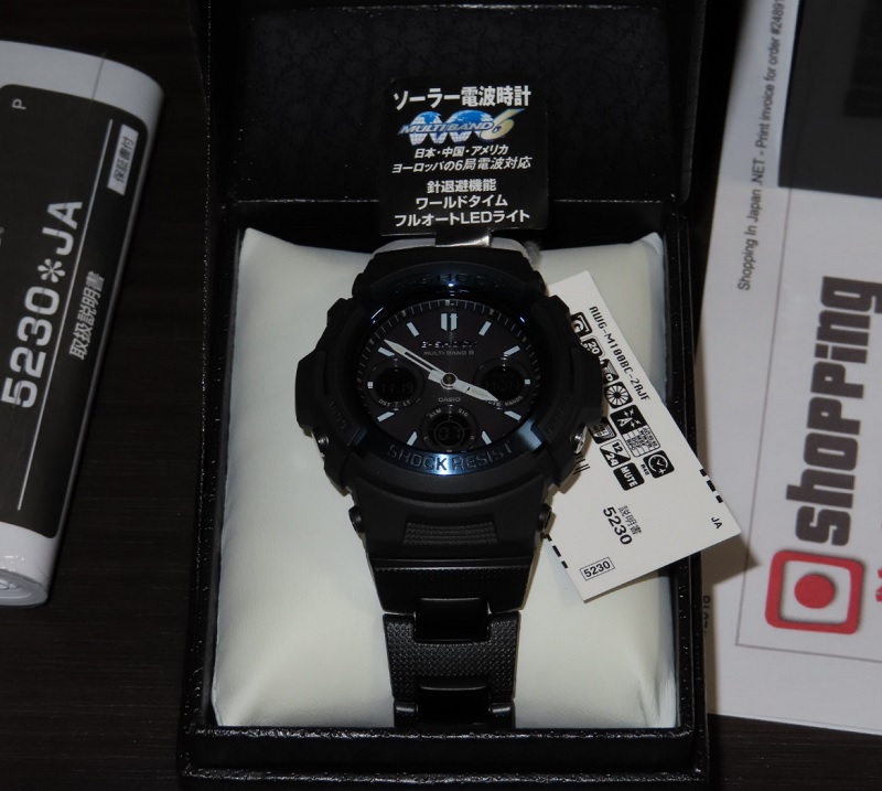 Casio G Shock Awg M100bc 2ajf Black And Blue Shopping In Japan