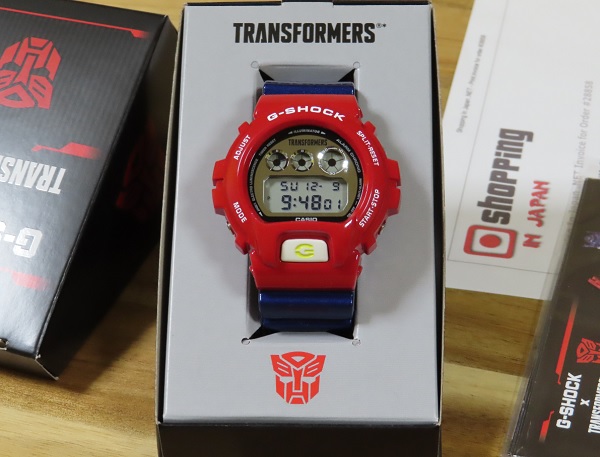 Transformers G-Shock Optimus Prime DW-6900TF-SET