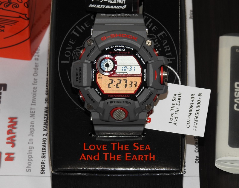 Casio G-Shock Rangeman GW-9400KJ-8JR Earthwatch