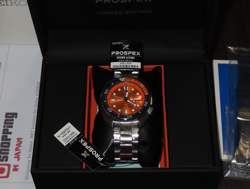 Seiko orange turtle srpc95 hotsell limited edition