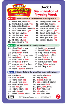 Webber Phonological Awareness Combo Webber Phonological Awareness Combo