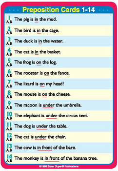 Pigs And Pals Prepositions Pigs And Pals Prepositions