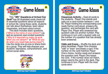'Wh' Questions at School 'Wh' Questions at School