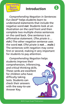Comprehending Negation in Sentences Comprehending Negation in Sentences