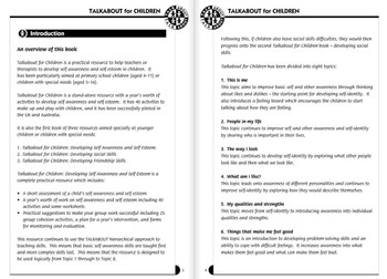 Talkabout For Children - Developing Self Awareness and Self Esteem Talkabout For Children - Developing Self Awareness and Self Esteem