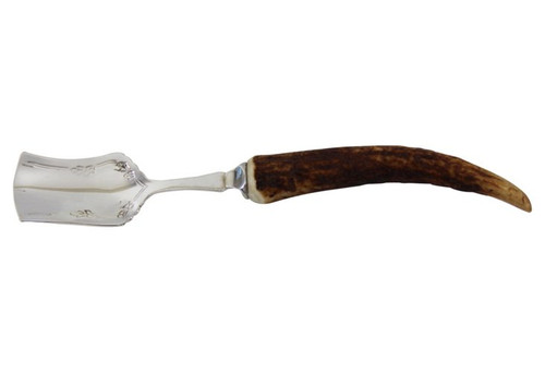Stag Handled Silver/Plate Sugar Spoon