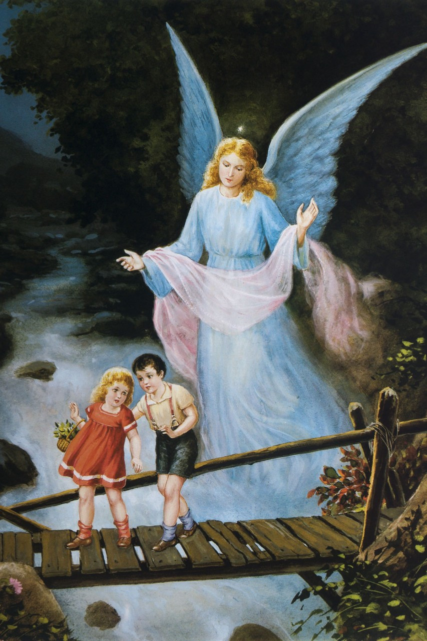Guardian Angel Fine Art Print Catholic to the Max Online Catholic