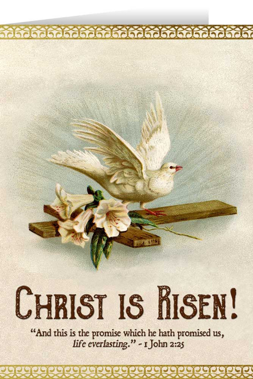 Christ is Risen Easter Season Greeting Card