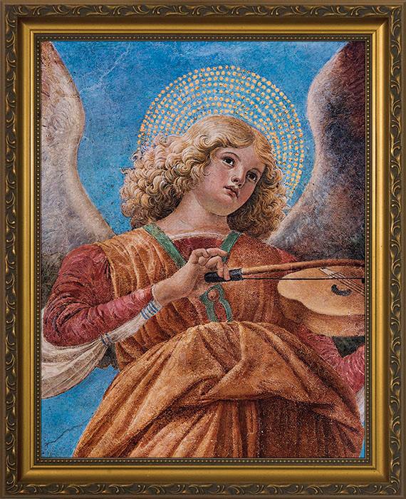 Angel Playing the Violin Framed Art Catholic to the Max Online