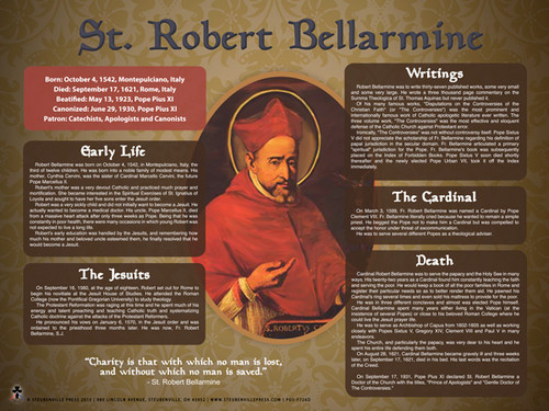 Saint Robert Bellarmine Explained Poster - Catholic to the Max - Online ...