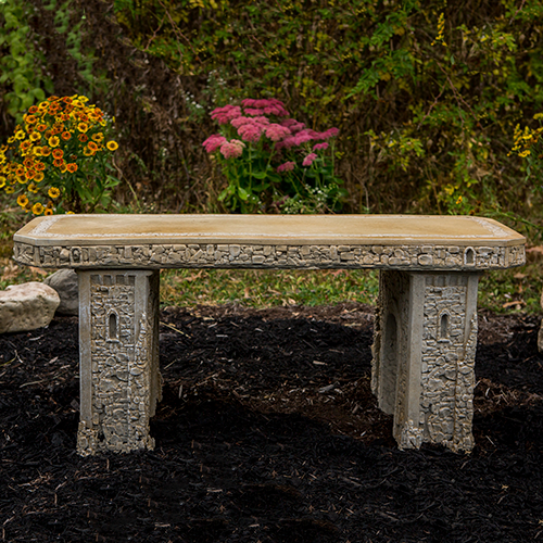 Stone Straight Bench