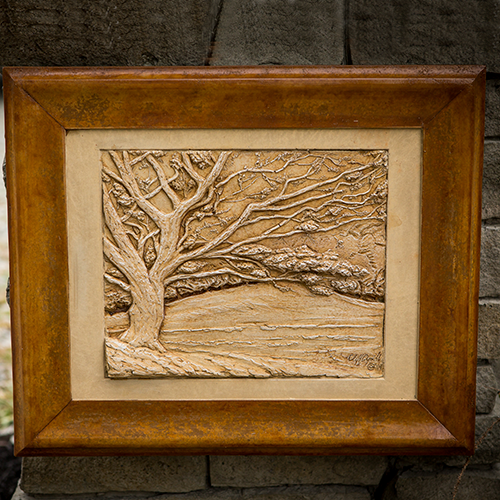 Stone Picture "Spring Dog Wood"