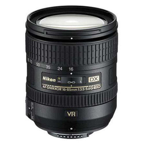 Nikon 16-85mm f/3.5-5.6G AF-S DX ED (VR) Vibration Reduction Zoom Lens - U.S.A. Warranty Nikon 16-85mm f/3.5-5.6G AF-S DX ED (VR) Vibration Reduction Zoom Lens - U.S.A. Warranty