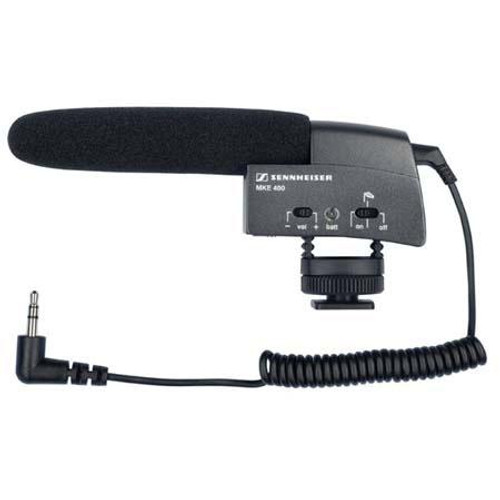 Sennheiser MKE 400 Compact Video Camera Shotgun Microphone Sennheiser MKE 400 Compact Video Camera Shotgun Microphone