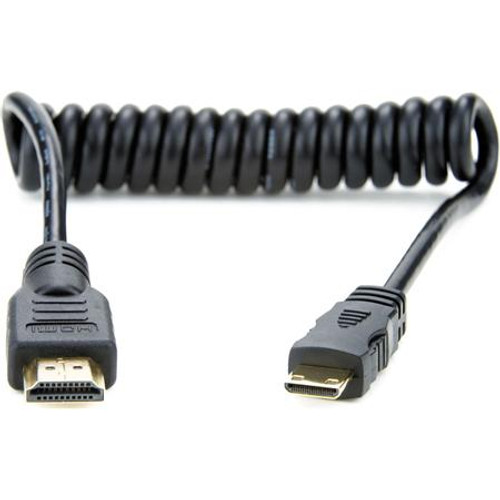 Atomos Full to Mini HDMI Coiled Cable (11.8-17.7") Atomos Full to Mini HDMI Coiled Cable (11.8-17.7")