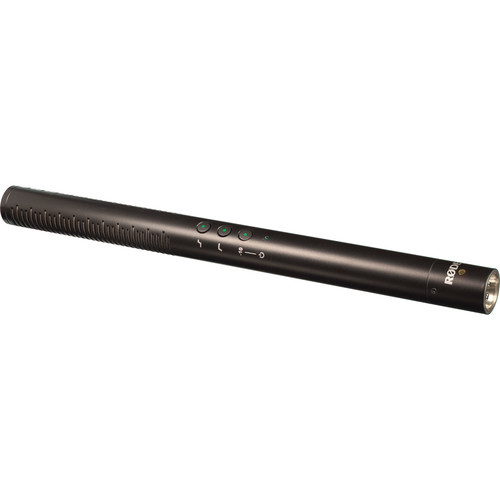 Rode NTG4+ Shotgun Microphone with Digital Switches and Built-In Rechargeable Battery Rode NTG4+ Shotgun Microphone with Digital Switches and Built-In Rechargeable Battery