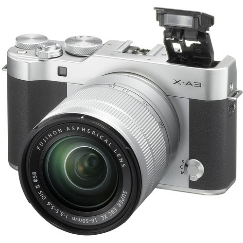 Fujifilm X-A3 Mirrorless Digital Camera with 16-50mm Lens (Silver) Fujifilm X-A3 Mirrorless Digital Camera with 16-50mm Lens (Silver)