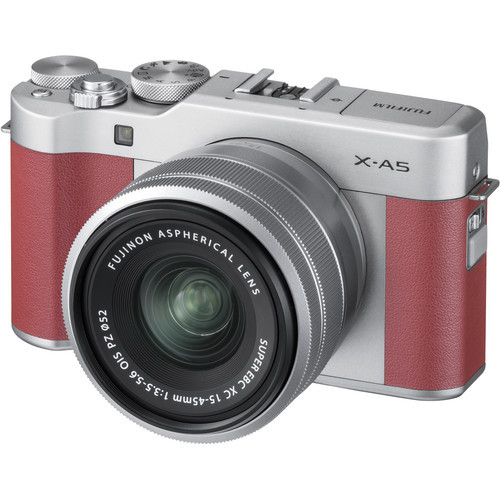 Fujifilm X-A5 Mirrorless Digital Camera with 15-45mm Lens (Pink) Fujifilm X-A5 Mirrorless Digital Camera with 15-45mm Lens (Pink)