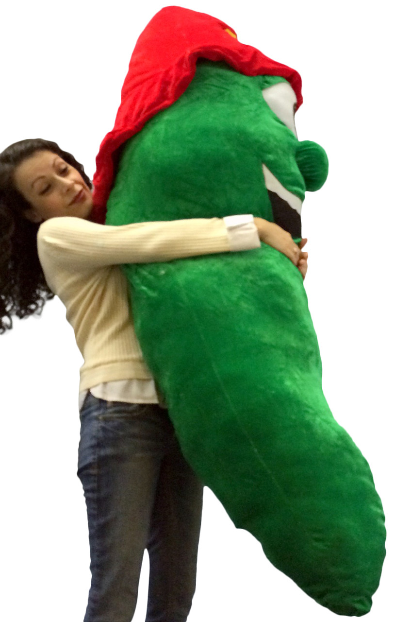 Get Out of a Pickle with this Giant Stuffed Pickle 66 Inch ...