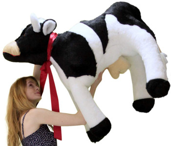 American Made Giant Stuffed Cow 42 Inch Big Plush Farm Animal Soft Made in USA America American Made Giant Stuffed Cow 42 Inch Big Plush Farm Animal Soft Made in USA America