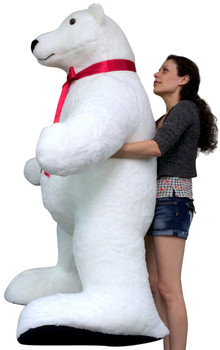 Giant Stuffed Polar Bear 5 Feet Tall Huge Stuffed Animal Made in USA America Giant Stuffed Polar Bear 5 Feet Tall Huge Stuffed Animal Made in USA America