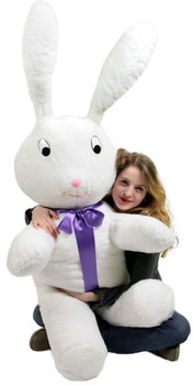 American Made Giant Stuffed Bunny 60 Inch Soft Big Plush 5 Foot Rabbit Made in USA American Made Giant Stuffed Bunny 60 Inch Soft Big Plush 5 Foot Rabbit Made in USA