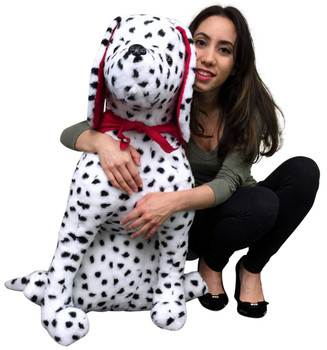 American Made Giant Stuffed Dalmatian 36 Inch Soft Big Plush Fire Dog American Made Giant Stuffed Dalmatian 36 Inch Soft Big Plush Fire Dog