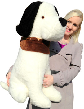 Giant Stuffed Puppy Dog 3-feet tall - Sits on its own without Needing Assistance - Made in the USA America Giant Stuffed Puppy Dog 3-feet tall - Sits on its own without Needing Assistance - Made in the USA America