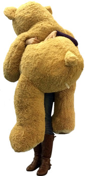5 Foot Very Big Smiling Teddy Bear Soft with Bigfoot Paws, Giant Stuffed Animal Bear 5 Foot Very Big Smiling Teddy Bear Soft with Bigfoot Paws, Giant Stuffed Animal Bear