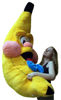Giant Stuffed Banana With Surprised Look 6 Feet Tall Squishy Soft Huge Stuffed Animal Fun Gift Giant Stuffed Banana With Surprised Look 6 Feet Tall Squishy Soft Huge Stuffed Animal Fun Gift