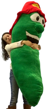 Get Out of a Pickle with this Giant Stuffed Pickle 66 Inch Huge Five and a Half Feet Tall Get Out of a Pickle with this Giant Stuffed Pickle 66 Inch Huge Five and a Half Feet Tall