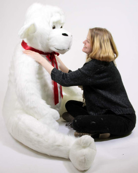 American Made White 6 Foot Giant Stuffed Gorilla 72 Inch Soft Huge Stuffed Monkey American Made White 6 Foot Giant Stuffed Gorilla 72 Inch Soft Huge Stuffed Monkey