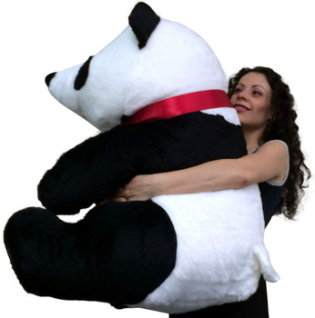 American Made Giant Stuffed Panda 32 Inch Huge Soft Plush Bear Made in USA America American Made Giant Stuffed Panda 32 Inch Huge Soft Plush Bear Made in USA America