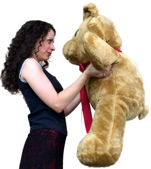 American Made Giant 3 Foot Brown Teddy Bear Soft 36 Inch Made in USA America American Made Giant 3 Foot Brown Teddy Bear Soft 36 Inch Made in USA America