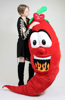 Custom Personalized Giant Stuffed Hot Chili Pepper 6 Feet Tall , Custom Imprinted (Fill in Name) is Hot Custom Personalized Giant Stuffed Hot Chili Pepper 6 Feet Tall , Custom Imprinted (Fill in Name) is Hot