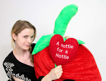 Big Plush Hot Pepper 6 Foot Soft Huge with Heart Says A HOTTIE FOR A HOTTIE Big Plush Hot Pepper 6 Foot Soft Huge with Heart Says A HOTTIE FOR A HOTTIE