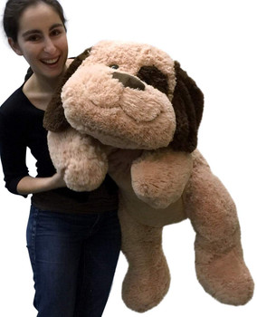 Giant Stuffed Dog 36 Inch Big Plush Soft Brown Oversized Stuffed Animal Giant Stuffed Dog 36 Inch Big Plush Soft Brown Oversized Stuffed Animal