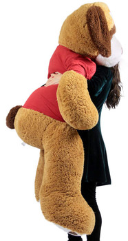 Giant Stuffed Saint Bernard 60 Inches Soft 5 Feet Tall Plush Dog I Love You This Much Giant Stuffed Saint Bernard 60 Inches Soft 5 Feet Tall Plush Dog I Love You This Much