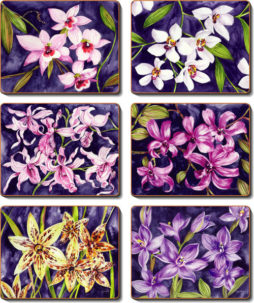 Orchid Garden Placemats Orchid Garden Placemats