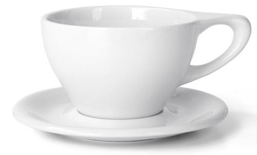 Lino Latte Large 12 oz Cup & Saucer Lino Latte Large 12 oz Cup & Saucer