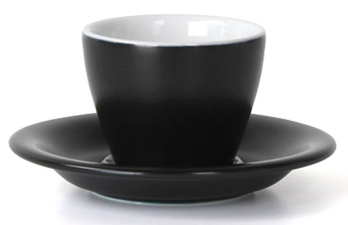 Meno Black Espresso 3 oz Cup & Saucer Meno Black Espresso 3 oz Cup & Saucer