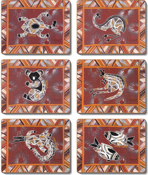 Bush Dreamtime Placemats Bush Dreamtime Placemats