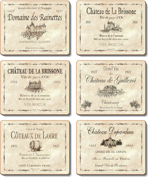 Wine Labels Placemats Wine Labels Placemats
