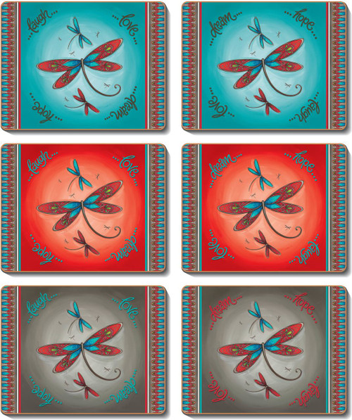 Dancing Dragonflies Coasters Dancing Dragonflies Coasters