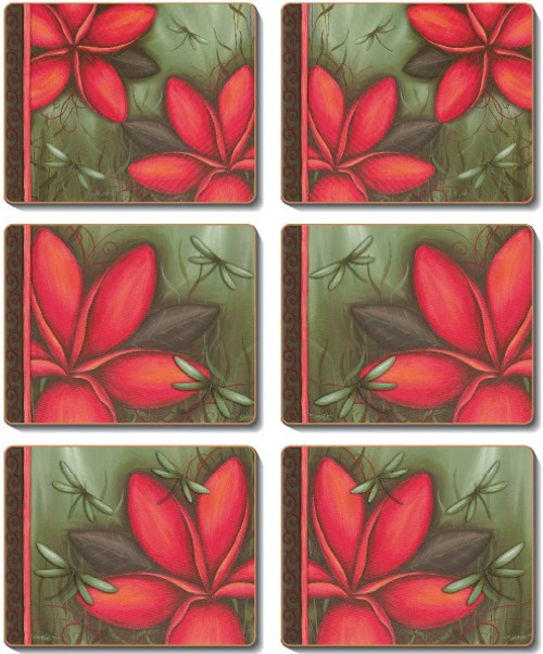Frangipani Dream Coasters Frangipani Dream Coasters
